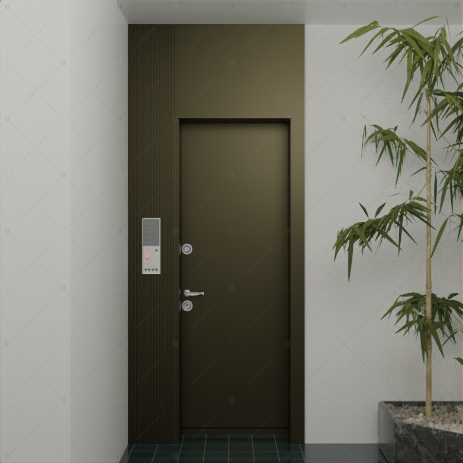 Пожаростойкая внутренняя входная дверь "Рек" БАСТИОН-3 BR4 EIS60_2