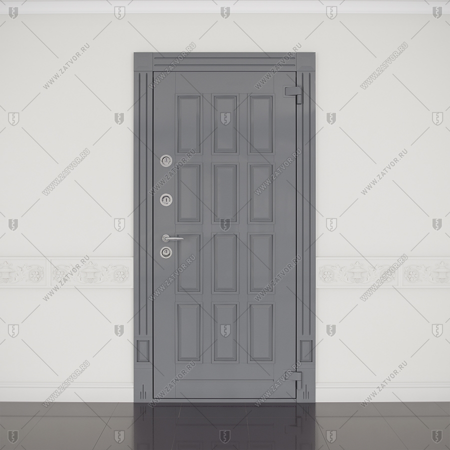 Входная взломостойкая дверь "Эмфрит" БАСТИОН-3 с лакировкой Люкс_2