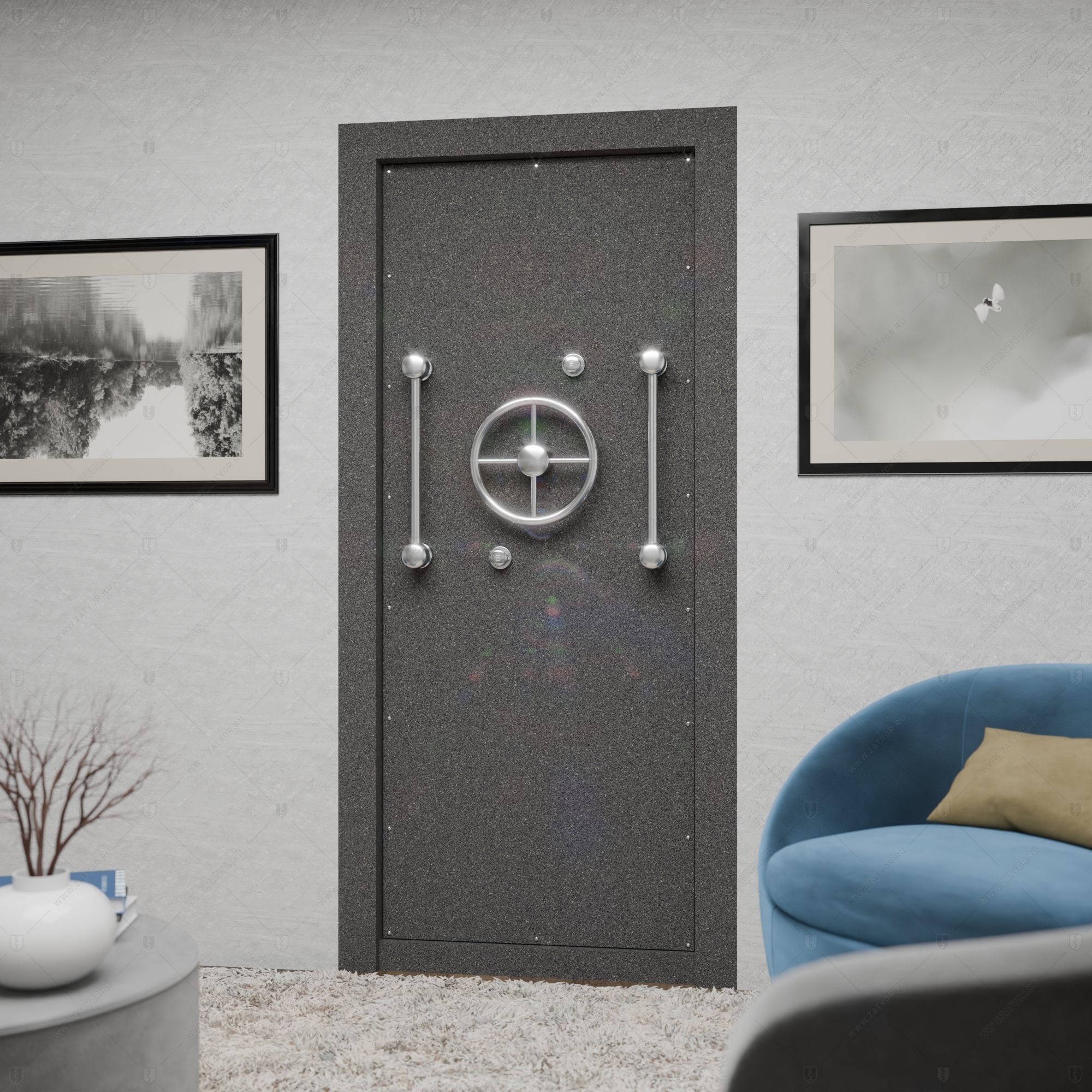 Пожаростойкая стальная дверь "Иапег" БАСТИОН-1_10