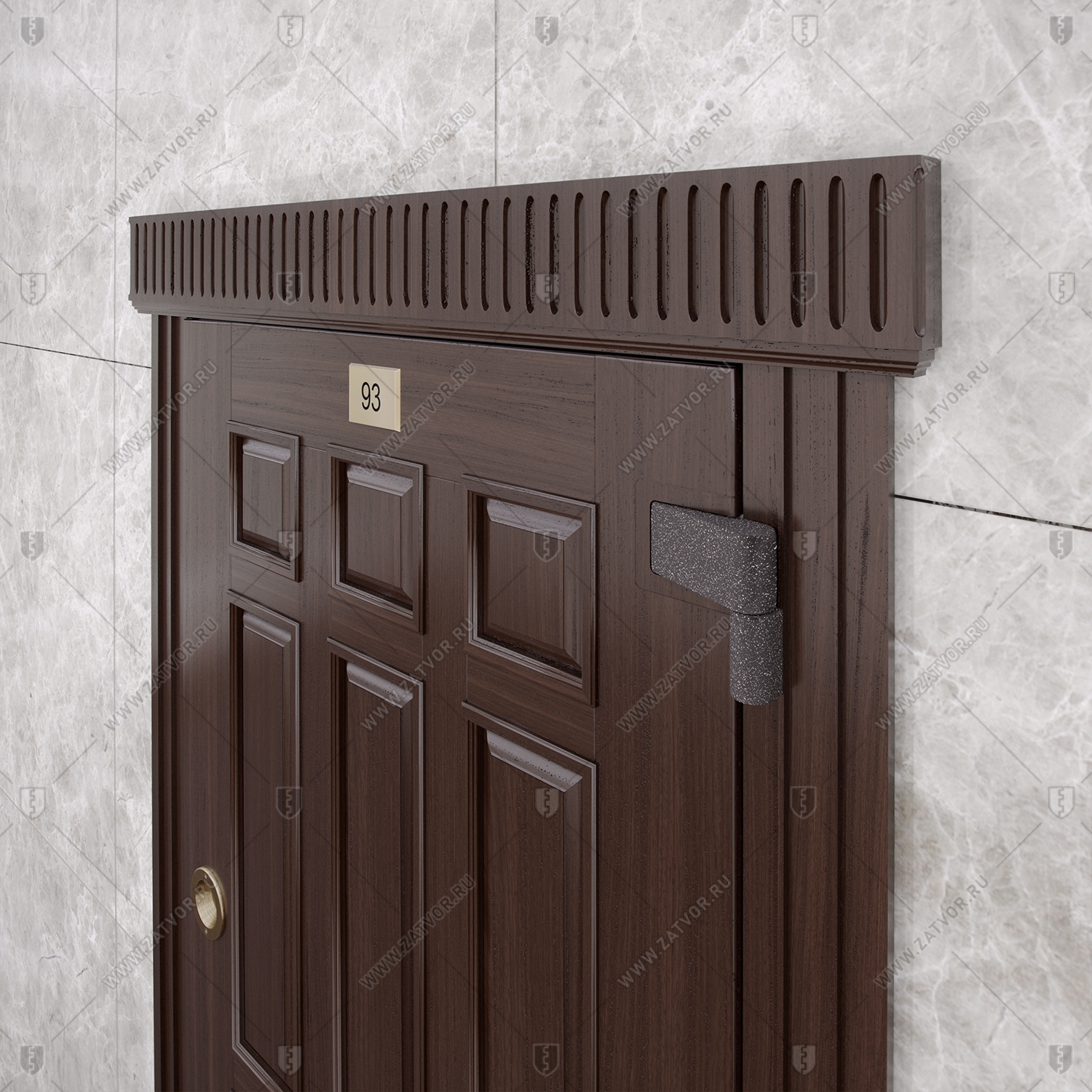 Пулестойкая бронированная входная дверь "Поликсо" БАСТИОН-2 BR4_10