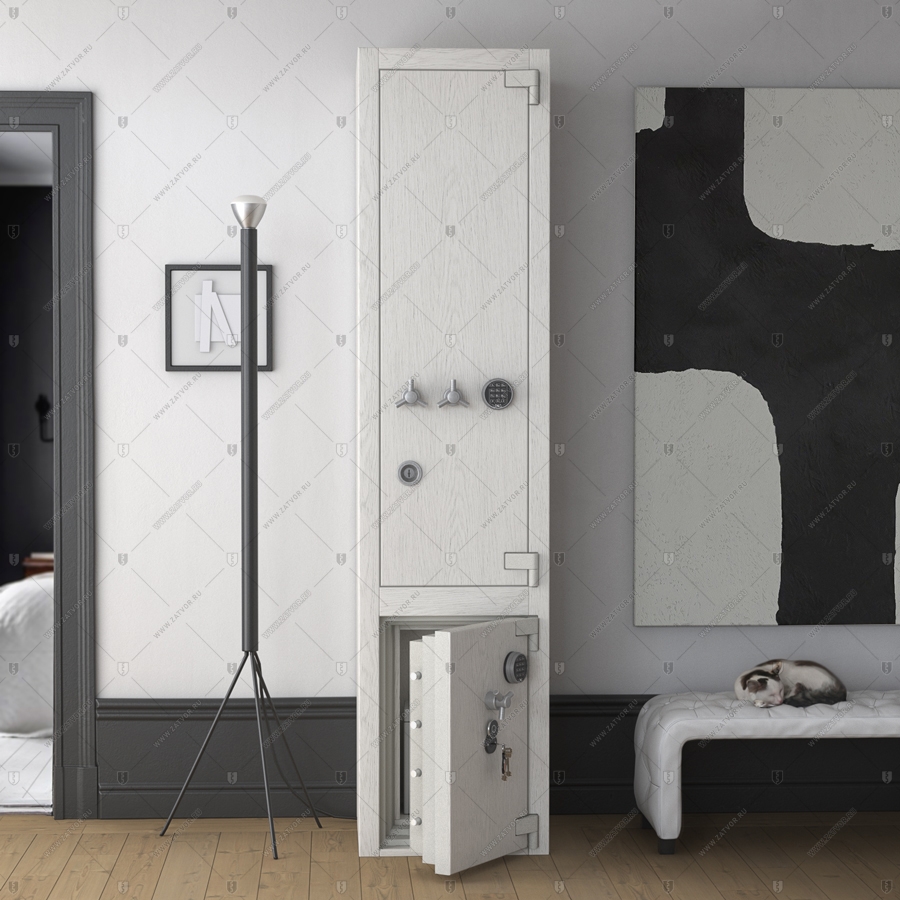 Сейфово-оружейная стойка Диана с облицовкой из МДФ_9