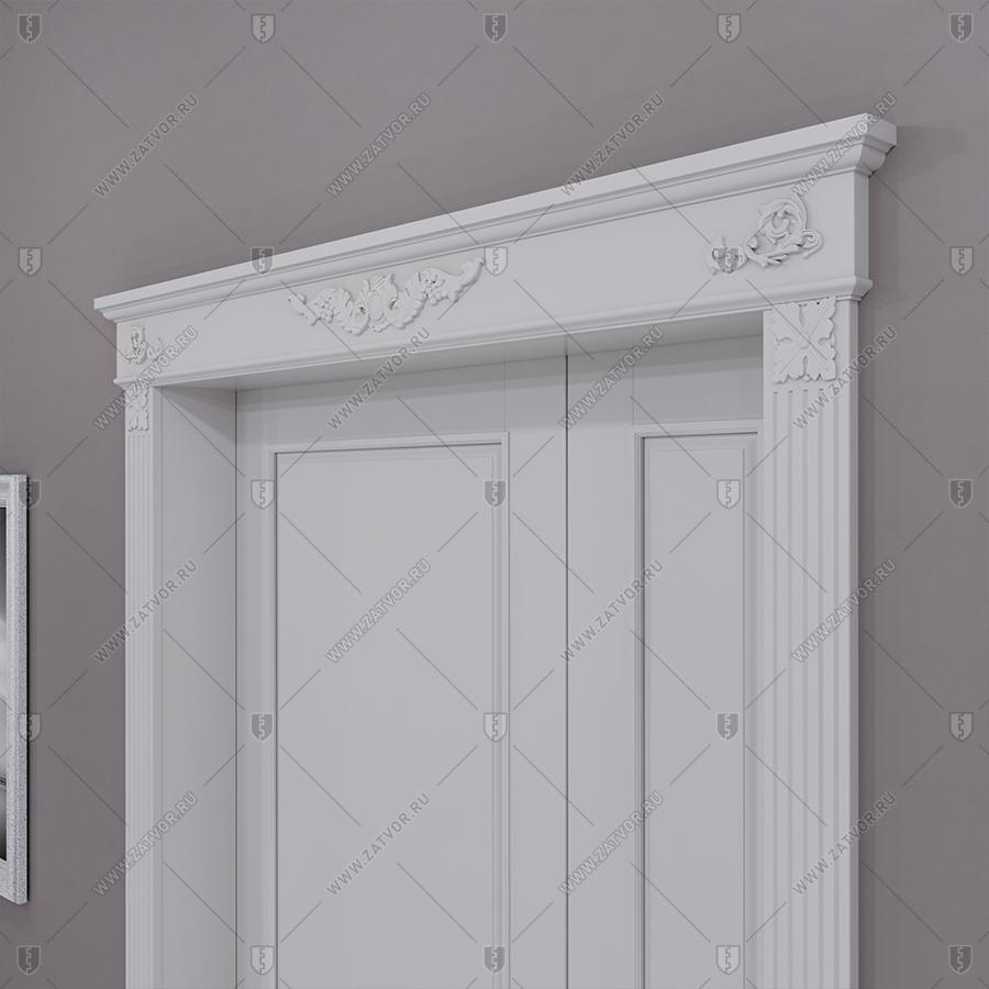 Двустворчатая входная дверь"Мусика" БАСТИОН-1 _15