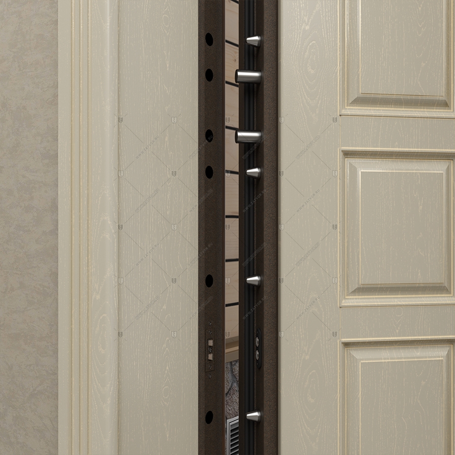 Пожаростойкая бронированная входная дверь "Полибот" БАСТИОН-3 BR4 EIS60_13