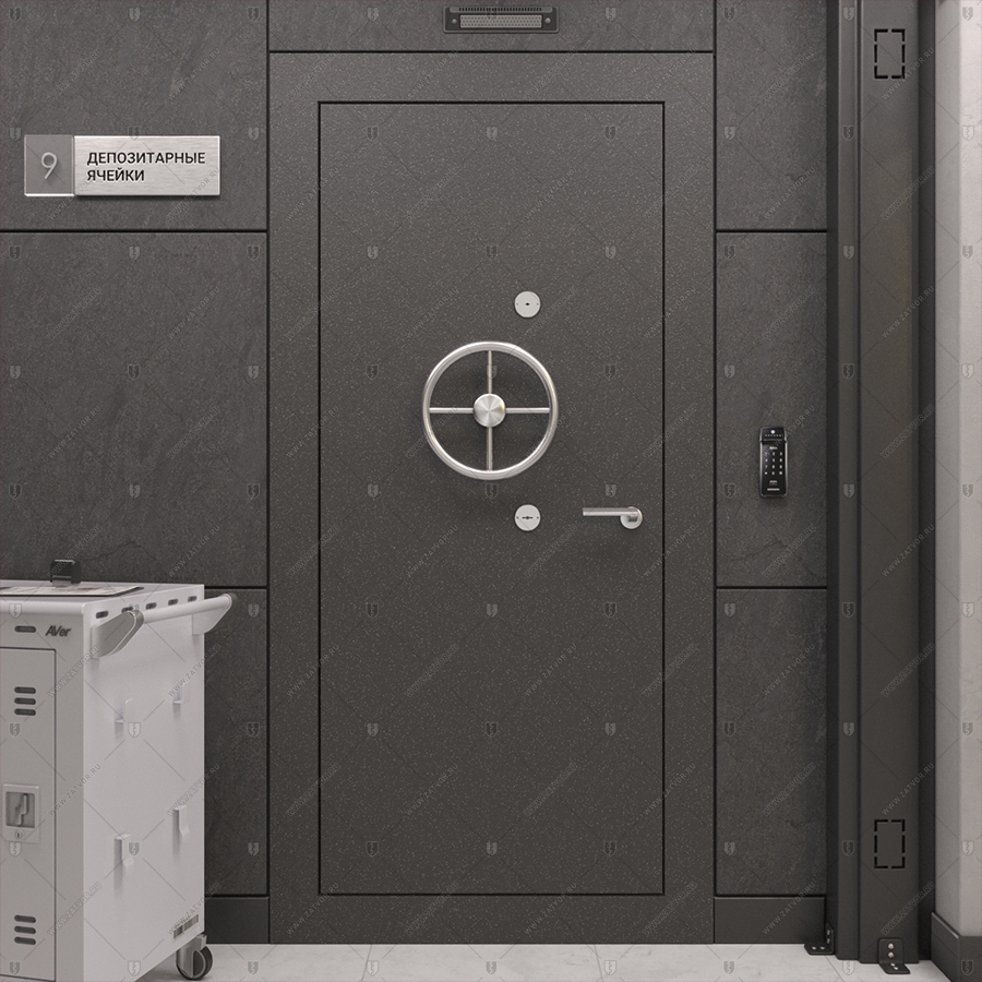 Внутренняя взломостойкая пожаростойкая сейфовая дверь "Перс" БАСТИОН-6 EIS60_2