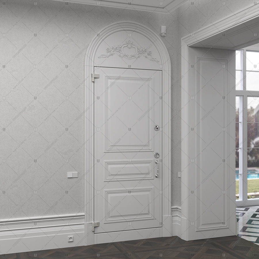 Бронированная арочная входная дверь "Фон" БАСТИОН-3 BR4 _4