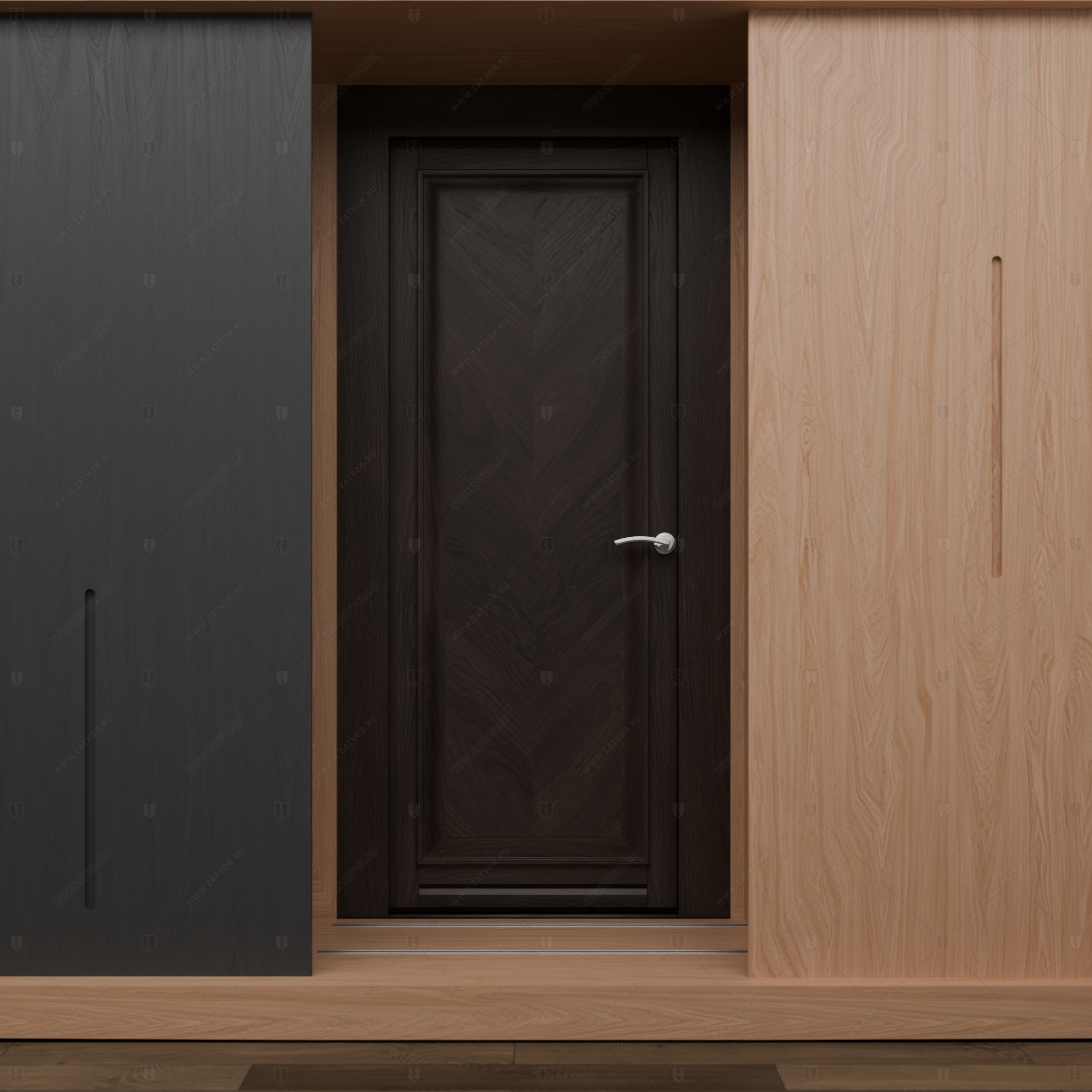 Пожаростойкая внутренняя стальная дверь "Галатея" БАСТИОН-7_2