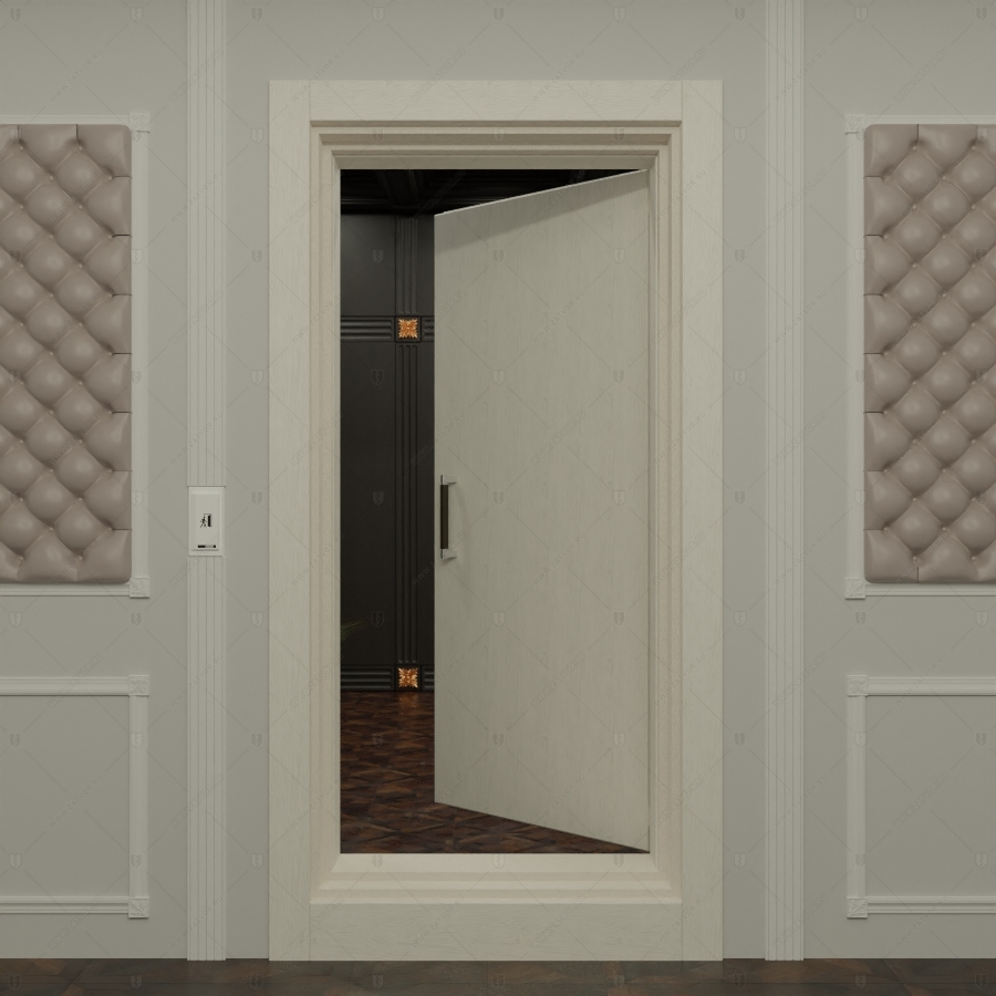 Скрытая дверь "Клото" СуперЛюкс с наружной панелью из МДФ_6