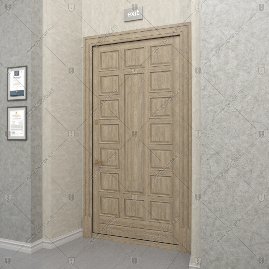 Входная группа для офиса "Урония" БАСТИОН-2_5