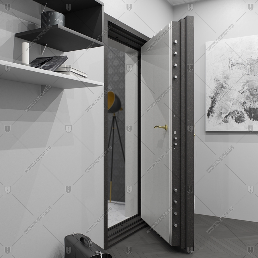 Пулестойкая сейфовая дверь "Зефир" БАСТИОН-5 BR4_6