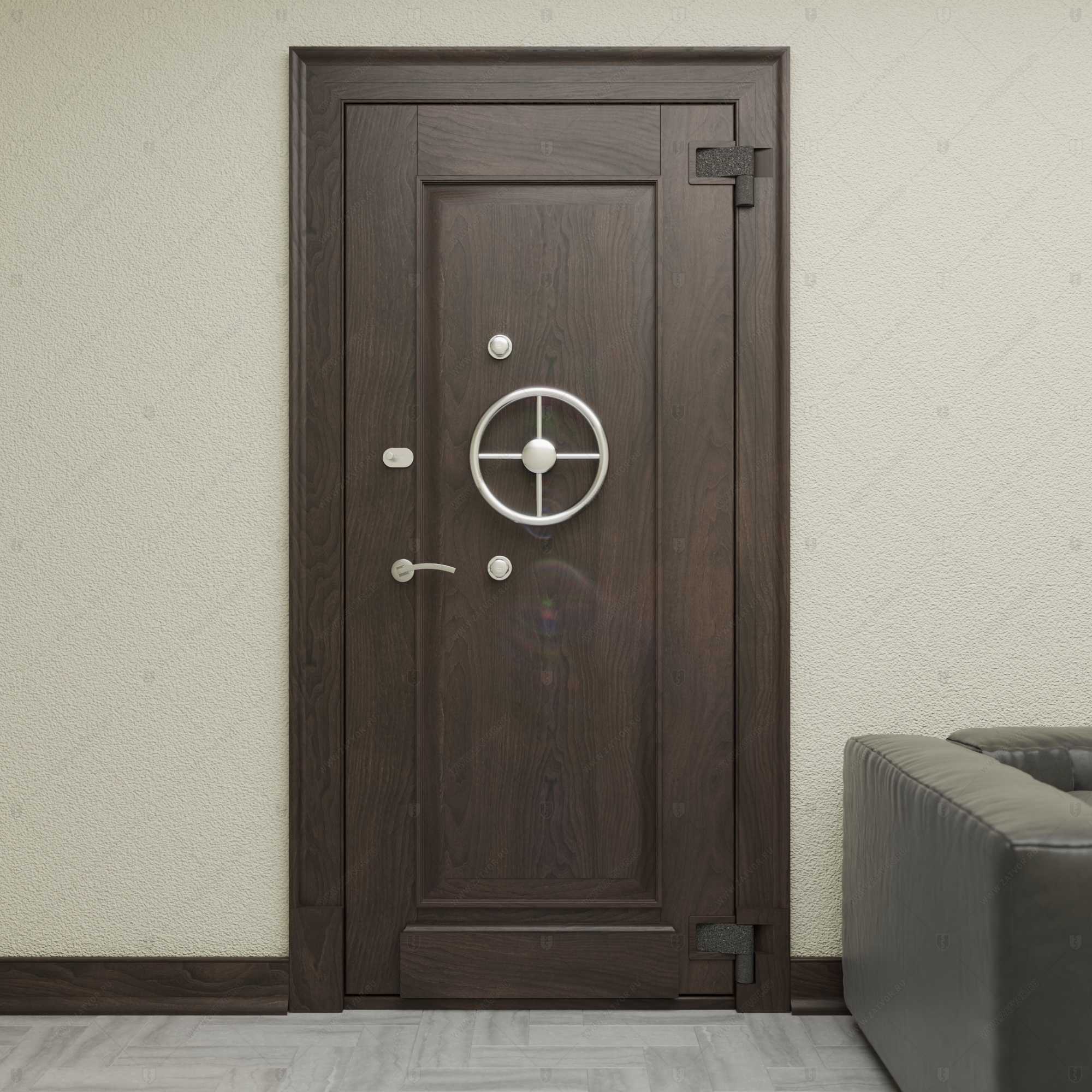 Пожаростойкая внутренняя стальная дверь "Галатея" БАСТИОН-7_3