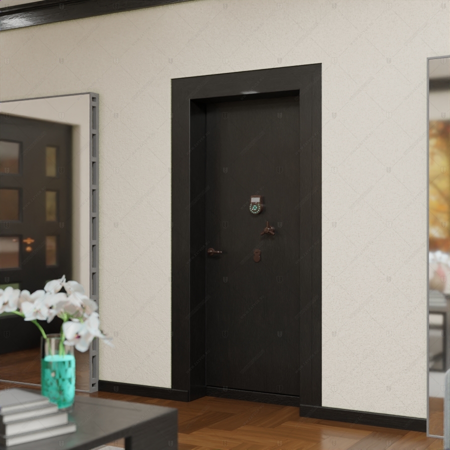 Пожаростойкая внутренняя стальная дверь "Лахеса" БАСТИОН-3_4