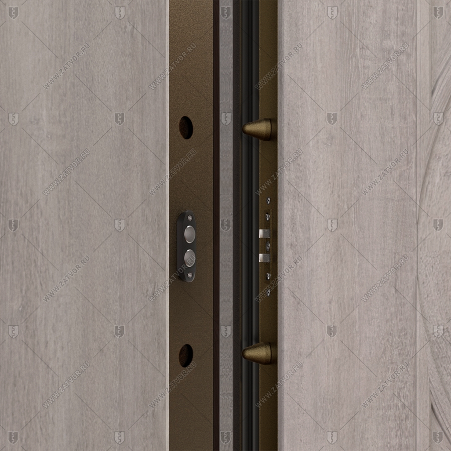 Двустворчатая входная дверь "Паллант" БАСТИОН-3_15