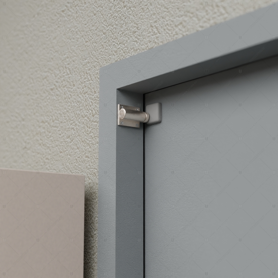 Скрытая дверь "Тоон" СуперЛюкс с панелью в виде шкафа_13