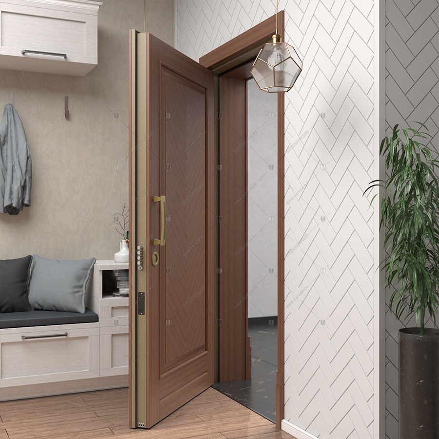 Внутренняя пожаростойкая входная стальная дверь "Тета" СуперЛюкс EIS60_7