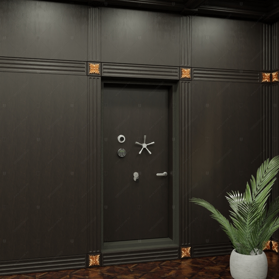 Пожаростойкая внутренняя стальная дверь "Мойра" БАСТИОН-3_4