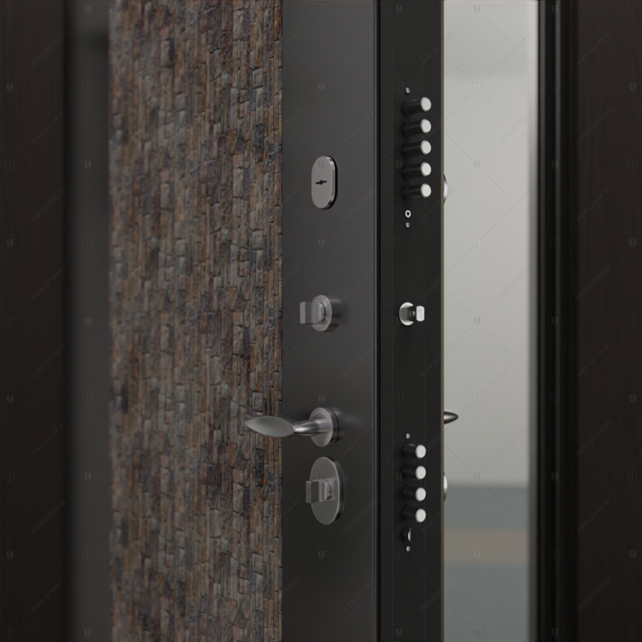 Пожаростойкая внутренняя входная дверь "Рек" БАСТИОН-3 BR4 EIS60_9