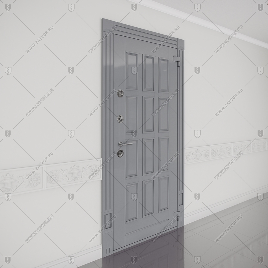 Входная взломостойкая дверь "Эмфрит" БАСТИОН-3 с лакировкой Люкс_4