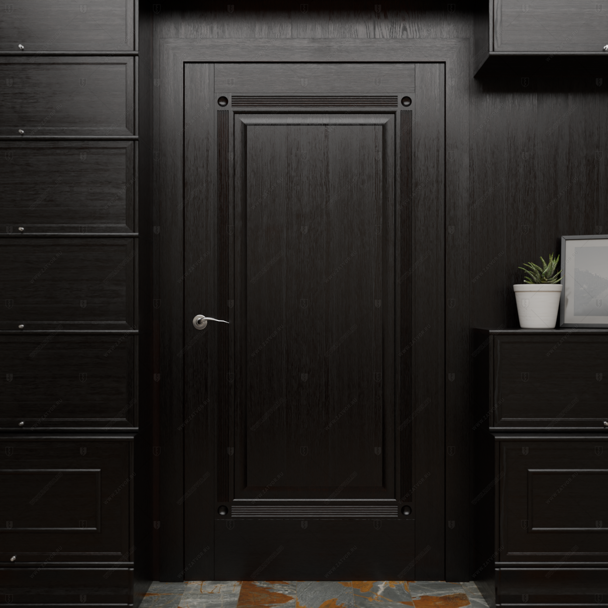 Пожаростойкая бронированная внутренняя стальная дверь "Сомн" БАСТИОН-5_13