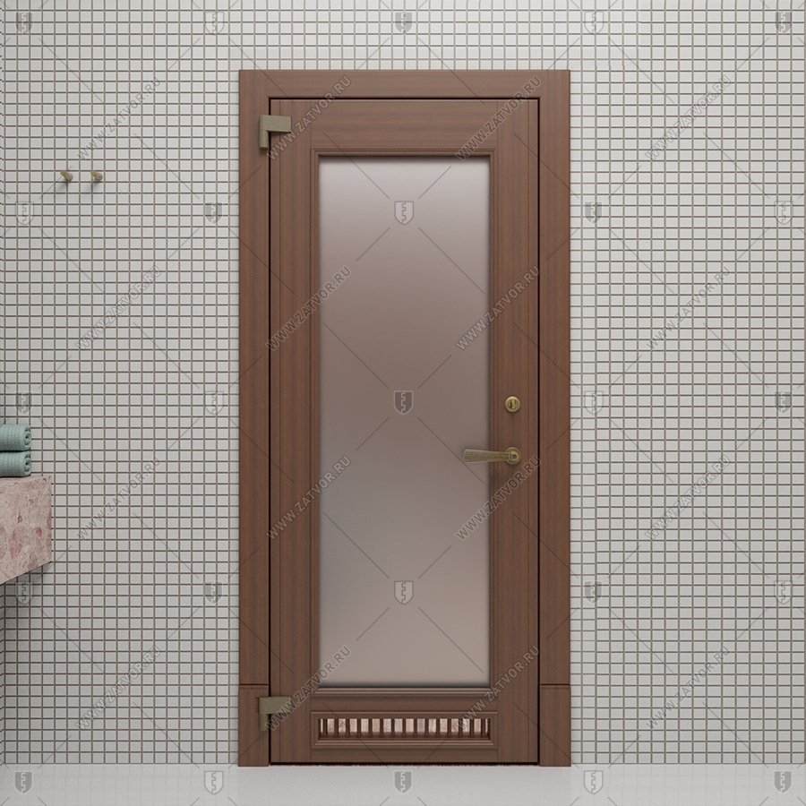 Внутренняя межкомнатная стальная дверь со стеклом "Йота" СуперЛюкс_3