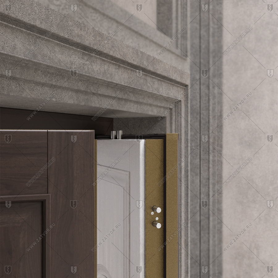 Двустворчатая входная дверь "Паллант" БАСТИОН-3_14