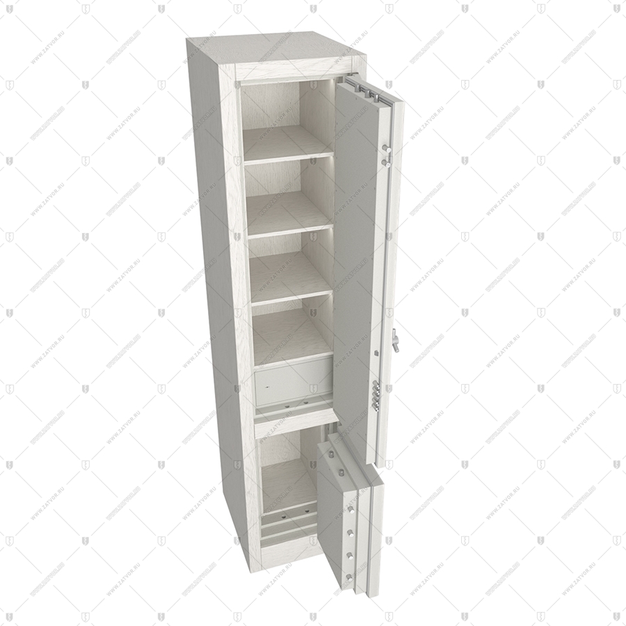 Сейфово-оружейная стойка Диана с облицовкой из МДФ_5