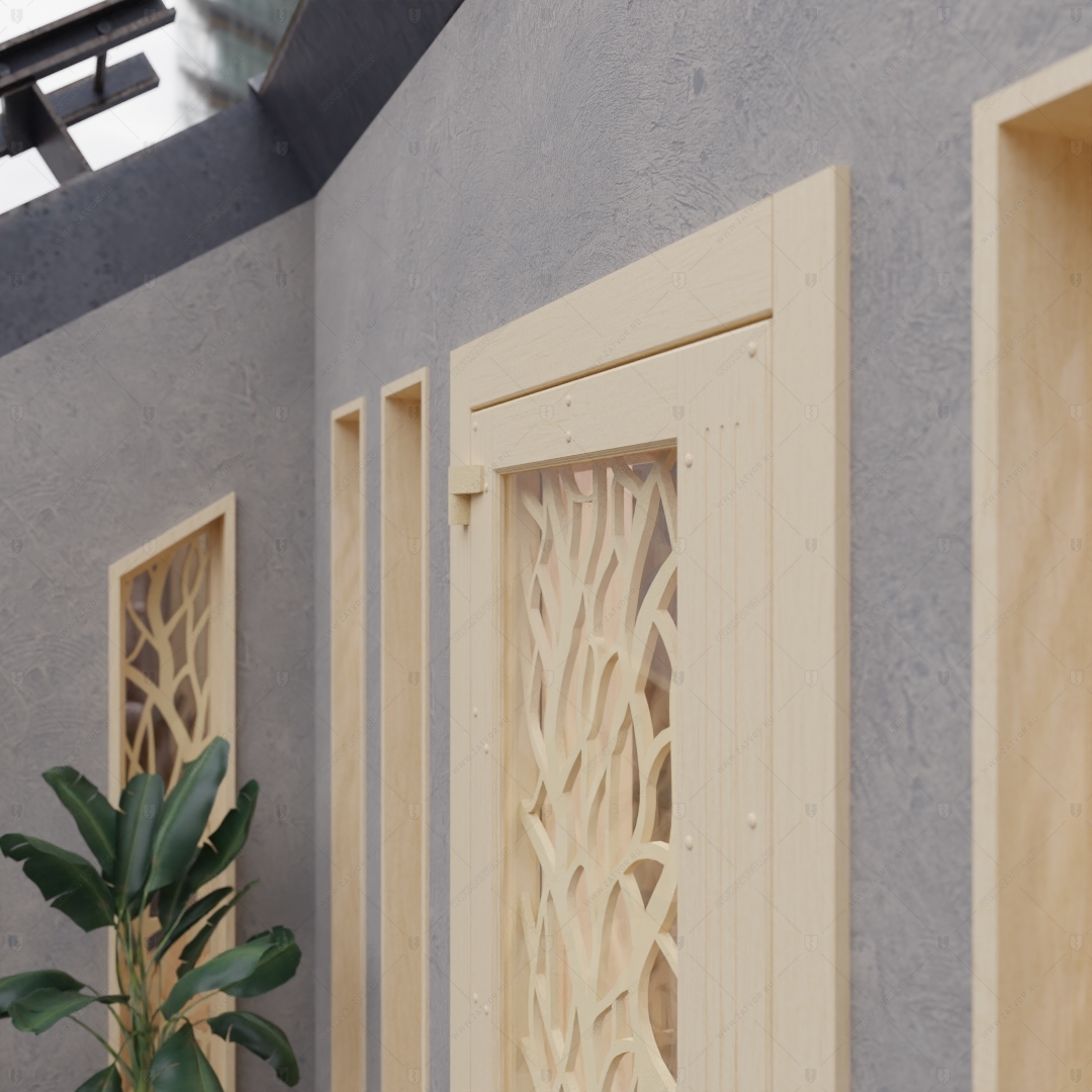 Взломостойкая входная дверь "Тейя" БАСТИОН-1 со стеклом и решеткой_9