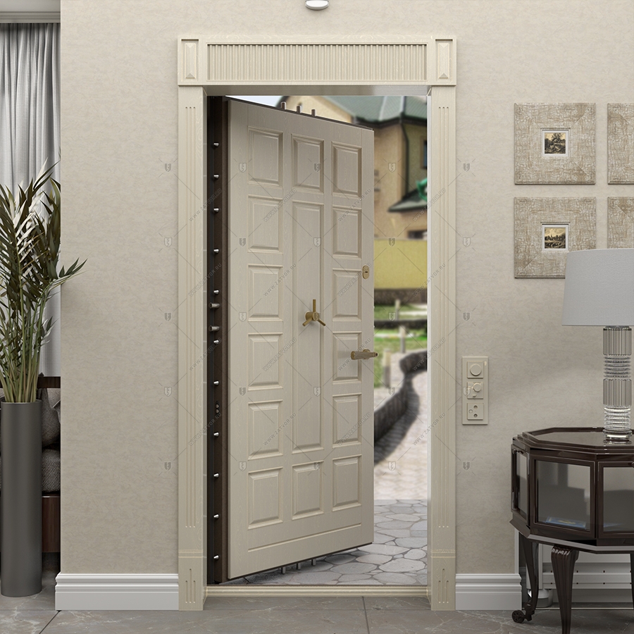 Пожаростойкая бронированная входная дверь "Полибот" БАСТИОН-3 BR4 EIS60_7