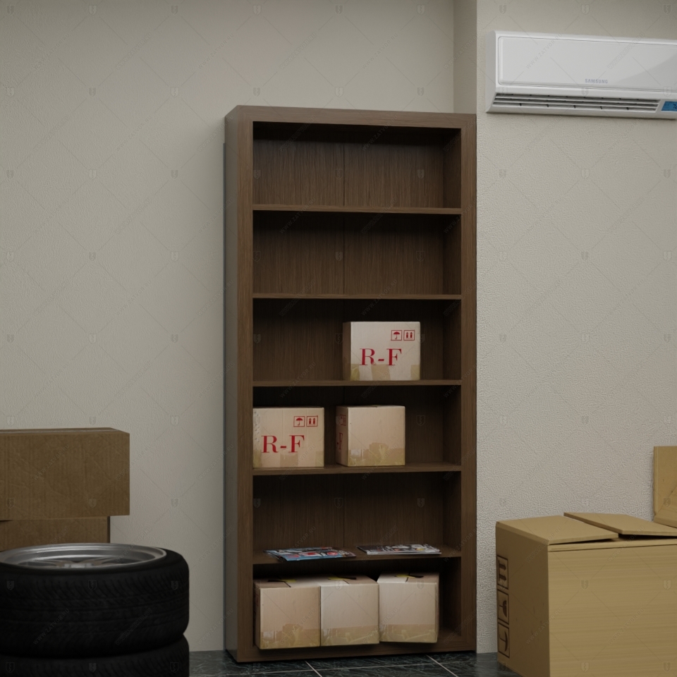 Скрытая дверь "Тоон" СуперЛюкс с панелью в виде шкафа_4