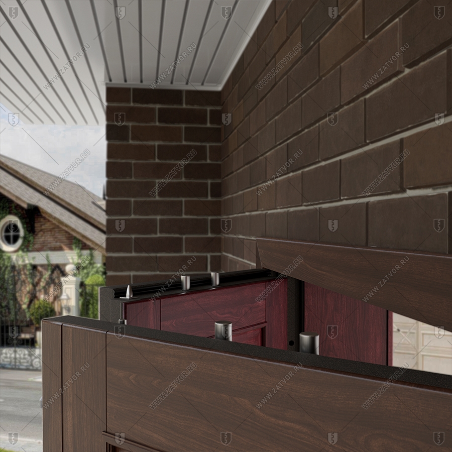 Двустворчатая входная дверь "Метида" БАСТИОН-2_13