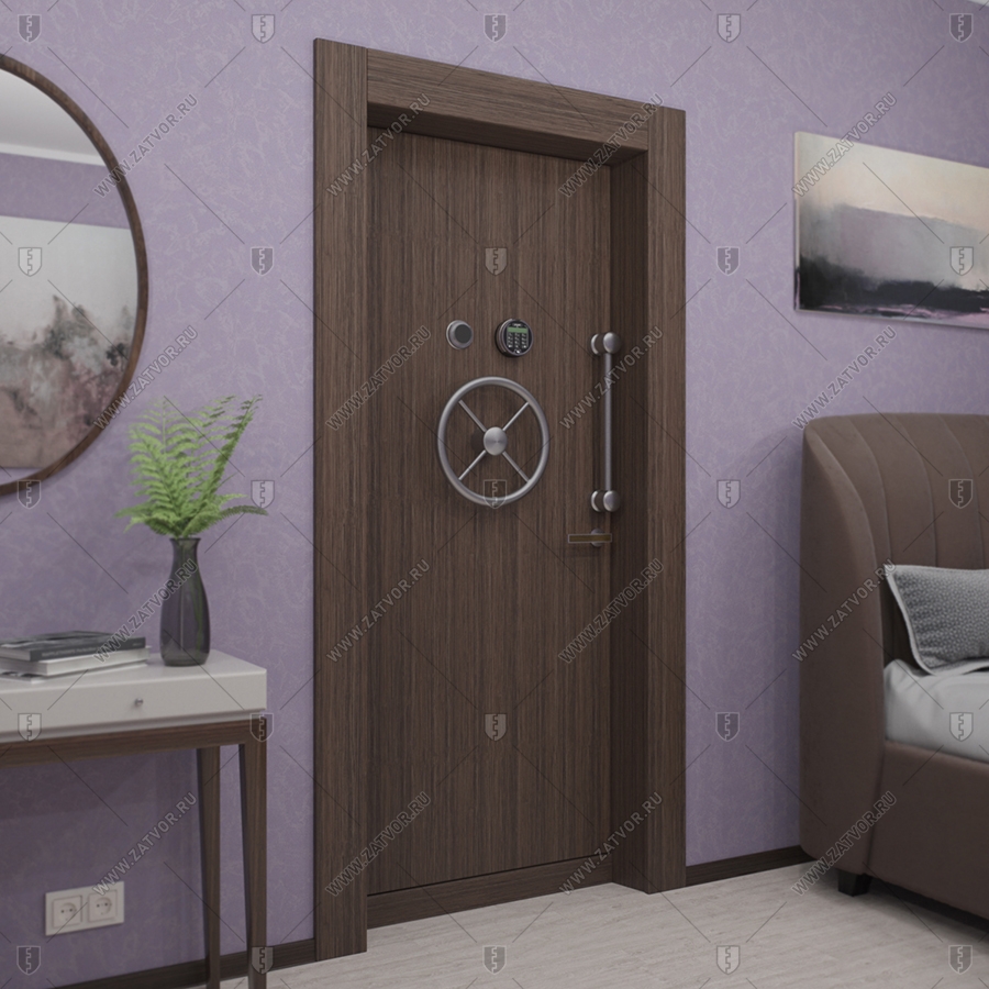 Взломостойкая внутренняя пожаростойкая сейфовая дверь "Апелиот" БАСТИОН-5 EIS60_5