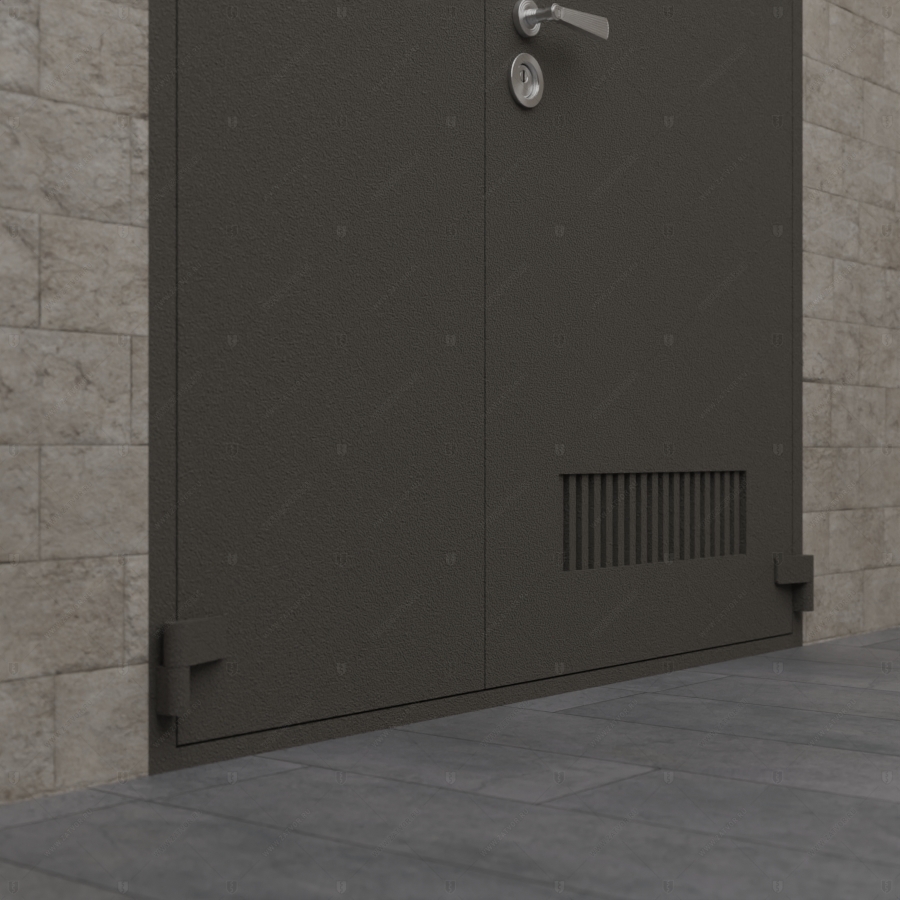 Двустворчатая входная дверь "Гиперион" БАСТИОН-1_9