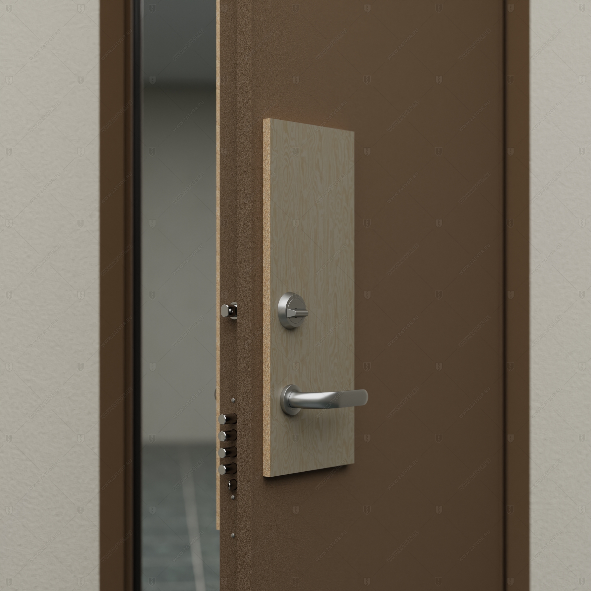 Взломостойкая входная дверь "Евримедонт" БАСТИОН-1 без облицовки_8