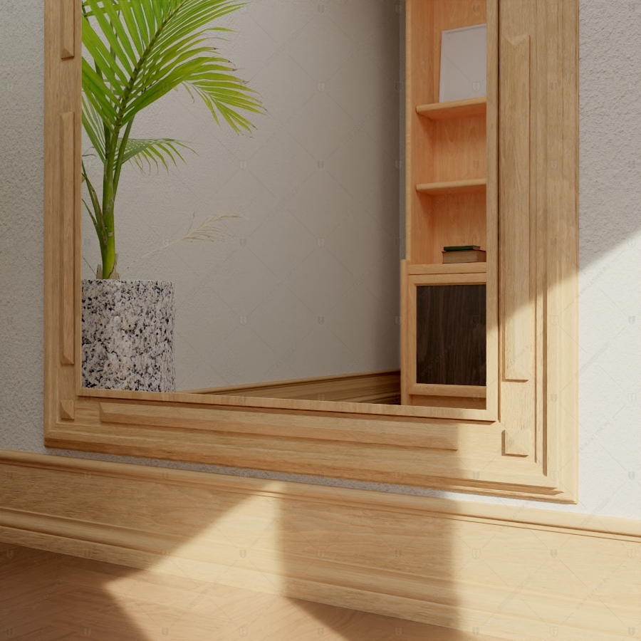 Комплект из двух дверей: Внутренняя дверь "Тифей" БАСТИОН-3 и скрытая дверь "Фита" СуперЛюкс с наружной панелью из зеркала_16