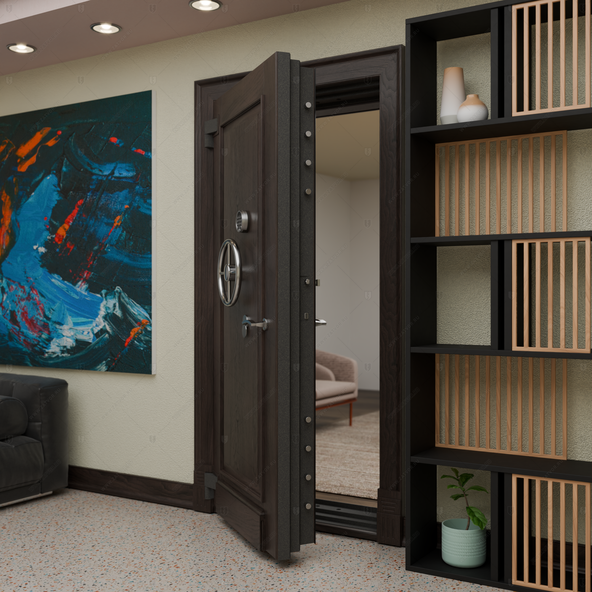 Взломостойкая сейфовая дверь "Фетида" БАСТИОН-6_6