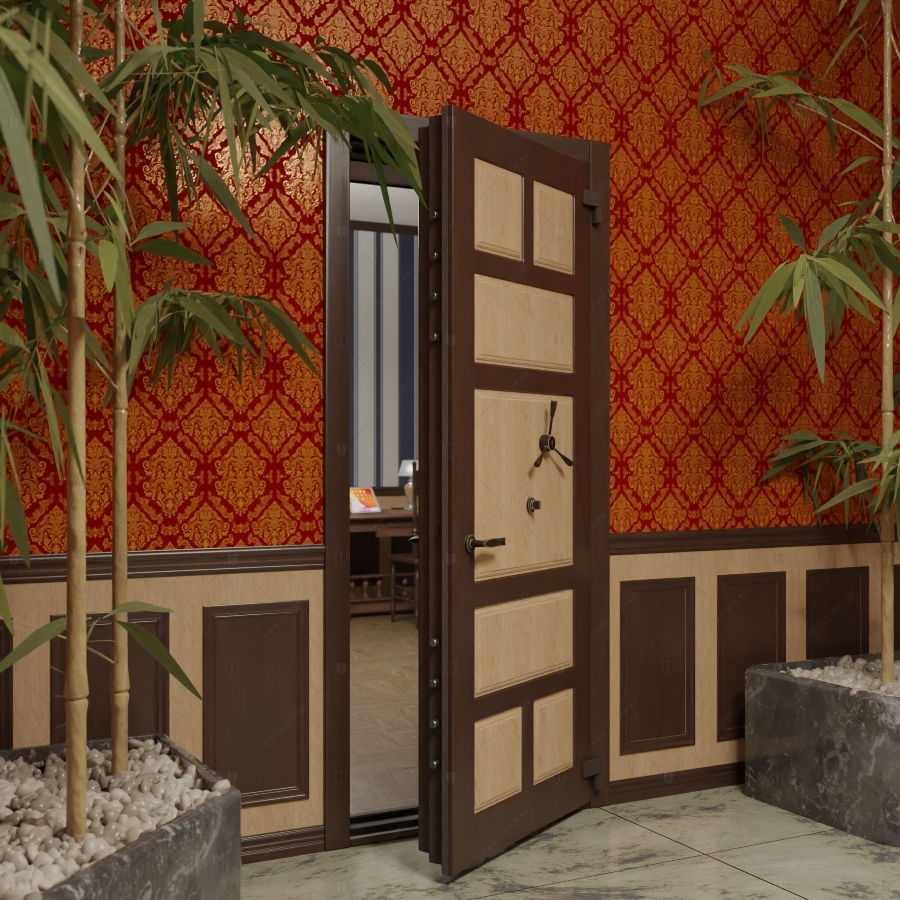 Взломостойкая внутренняя сейфовая дверь "Айса" БАСТИОН-3_9