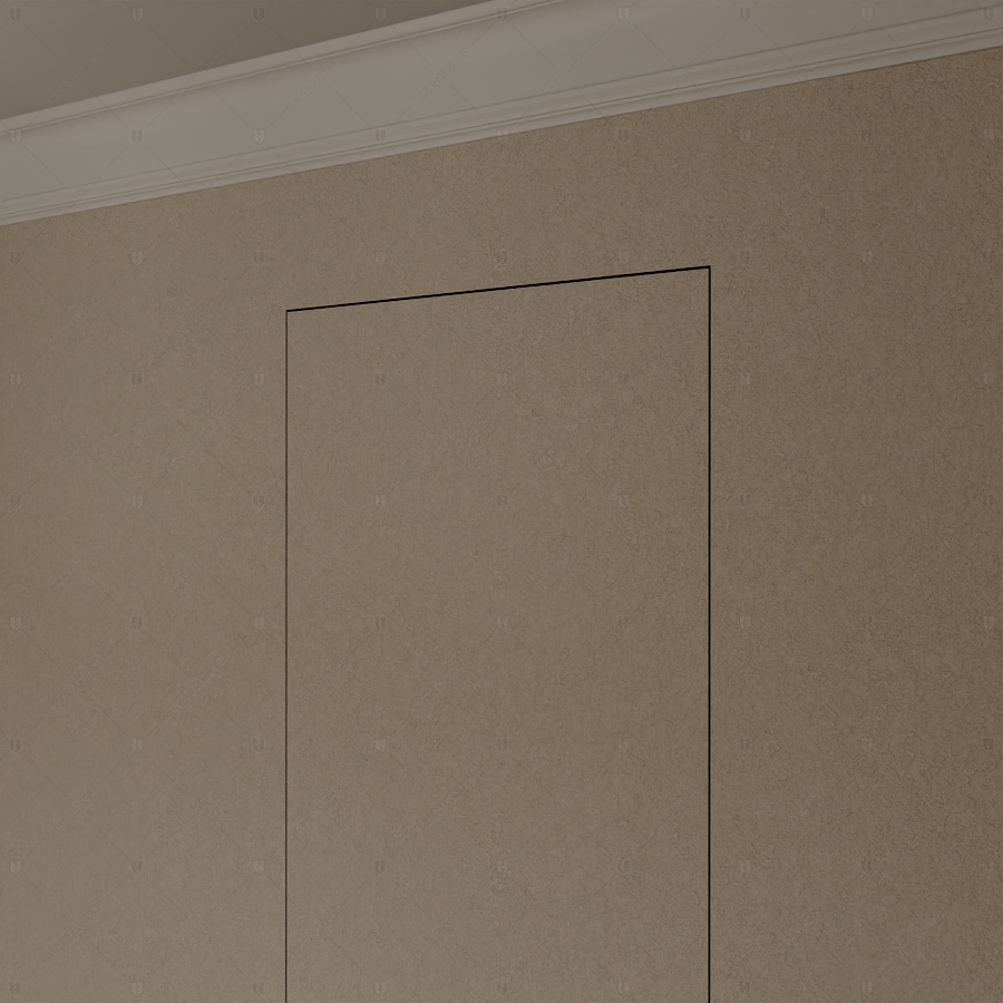 Потайная пулестойкая дверь "Милин" БАСТИОН-3 с облицовкой в цвет стены_13