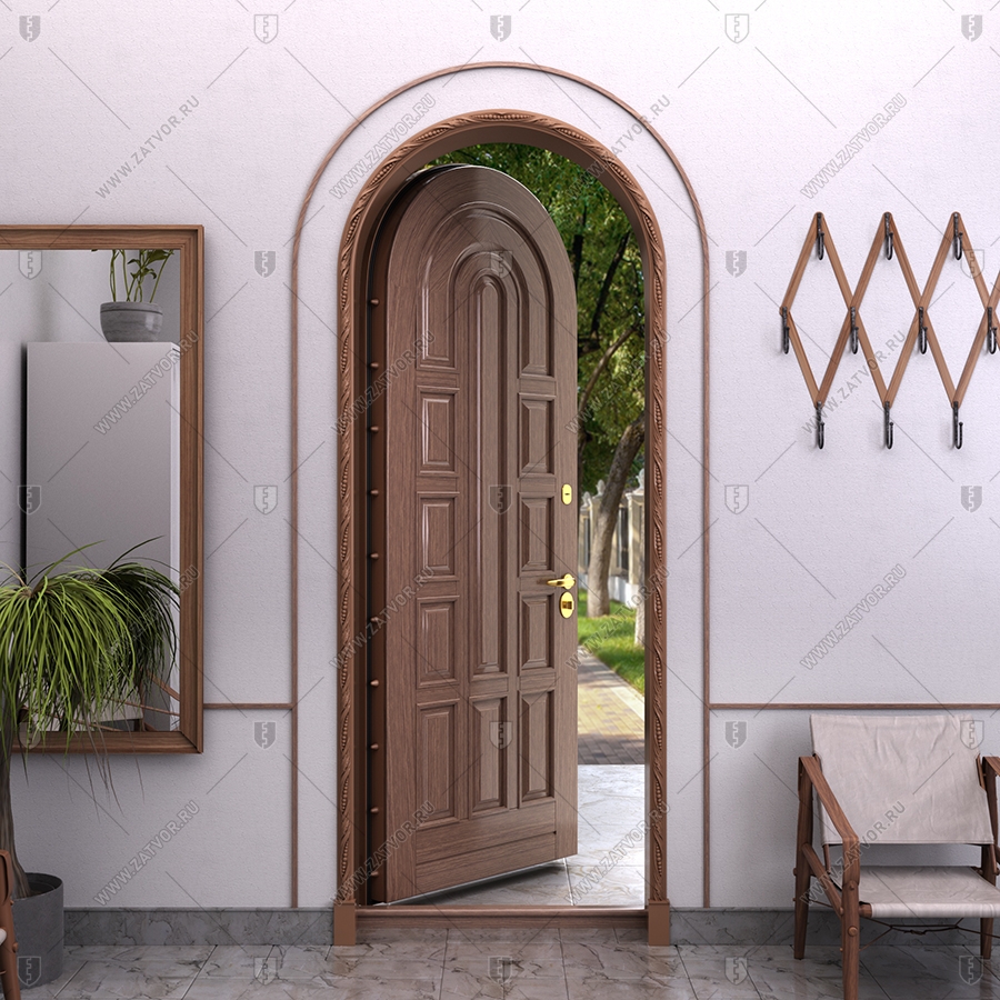 Арочная входная дверь "Офион" БАСТИОН-3_7