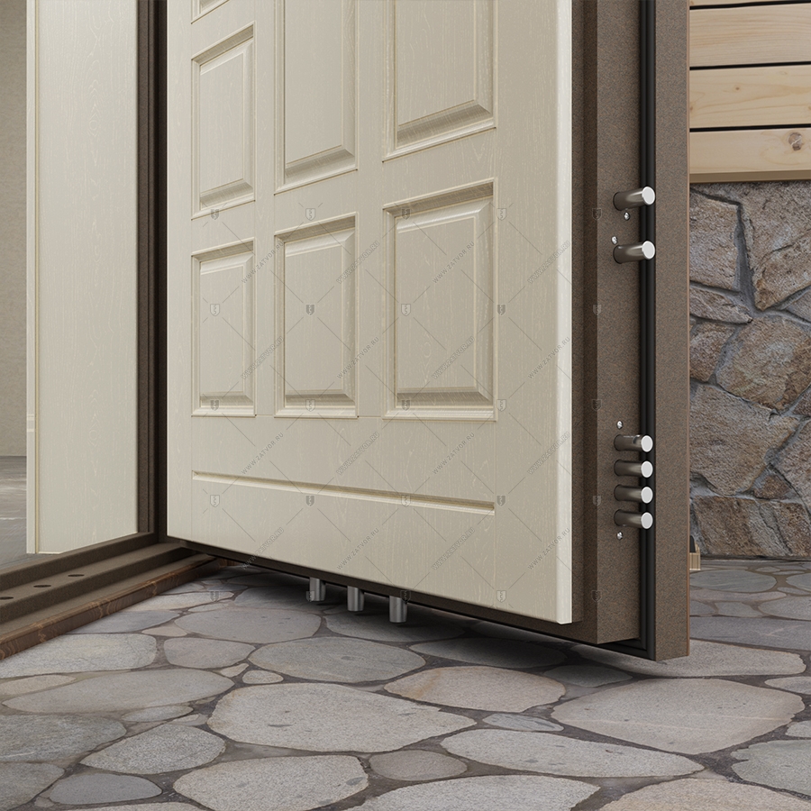 Пожаростойкая бронированная входная дверь "Полибот" БАСТИОН-3 BR4 EIS60_12