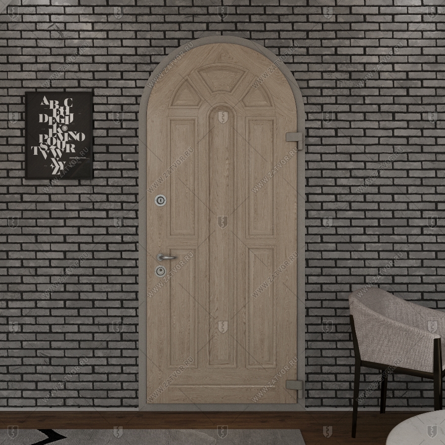 Арочная входная дверь "Климена" БАСТИОН-2_2