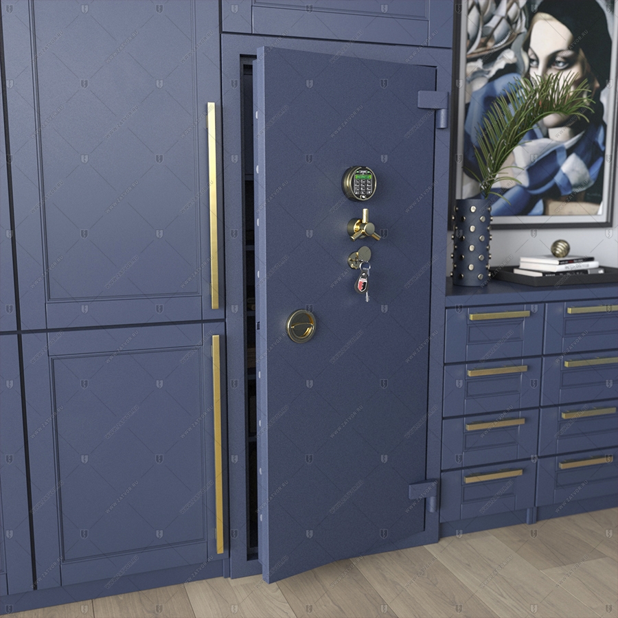 Оружейный взломостойкий сейф Юнона в хранилище (III класс)_9