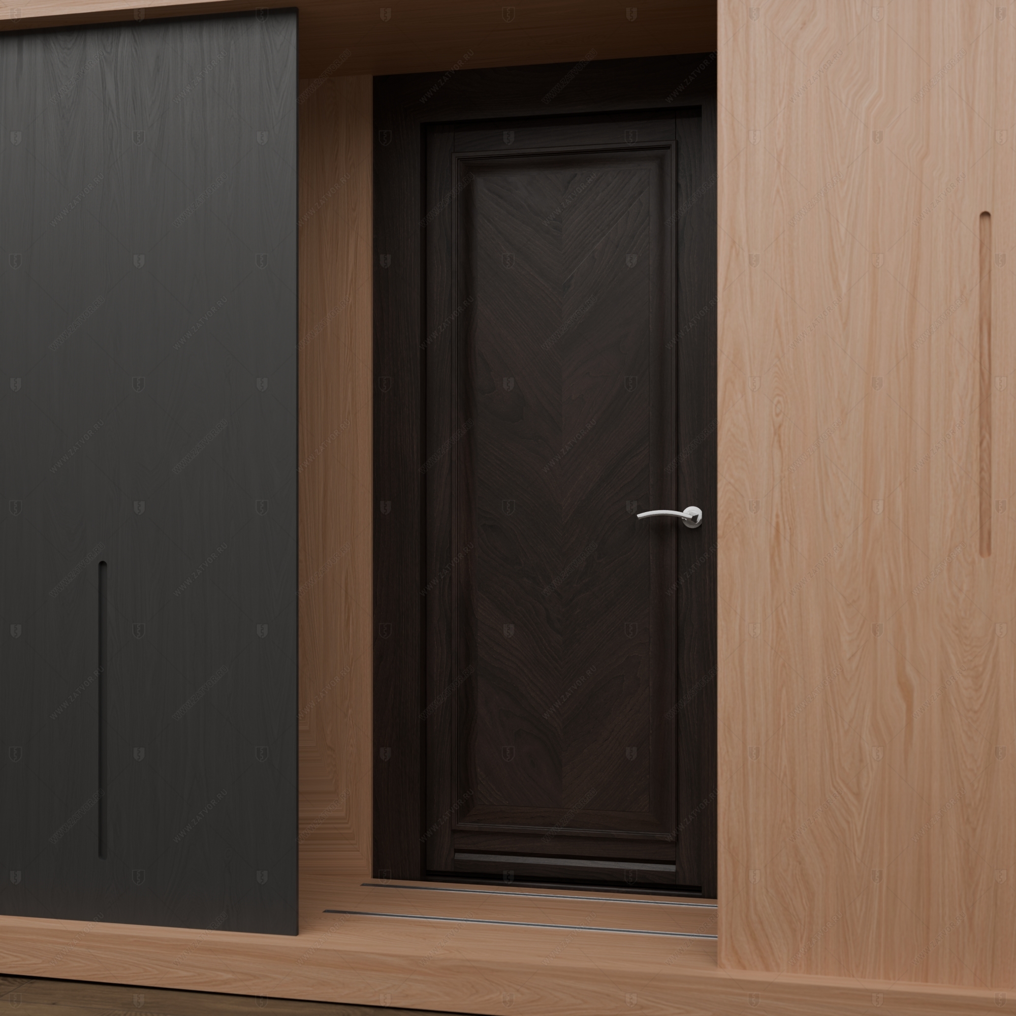 Пожаростойкая внутренняя стальная дверь "Галатея" БАСТИОН-7_4