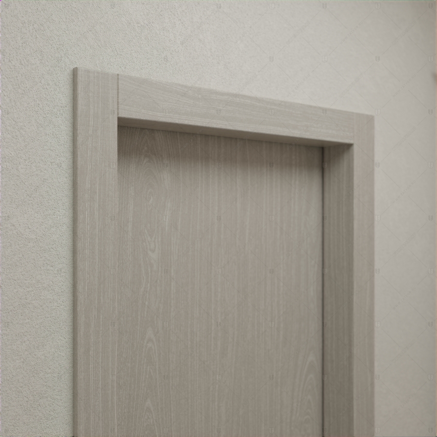 Скрытая дверь "Клитий" СуперЛюкс с панелью из шпонированного МДФ_9