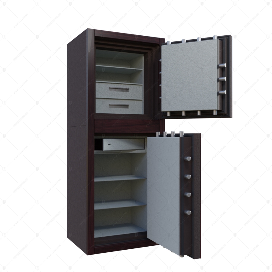 Комплект из двух сейфов: Пожаростойкий взломостойкий сейф БАСТИОН-5 "Диес" и пожаростойкий взломостойкий сейф БАСТИОН-1 "Веспер"_3