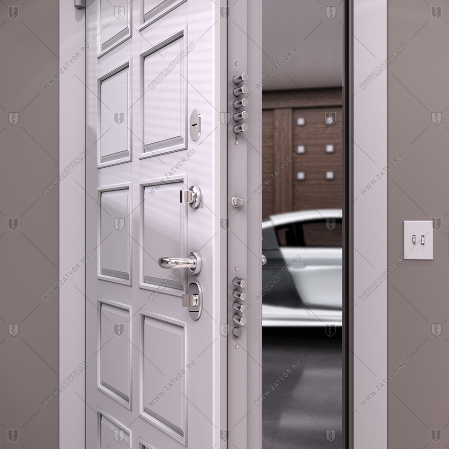 Внутренняя бронированная входная дверь "Клития" БАСТИОН-2 BR4_9