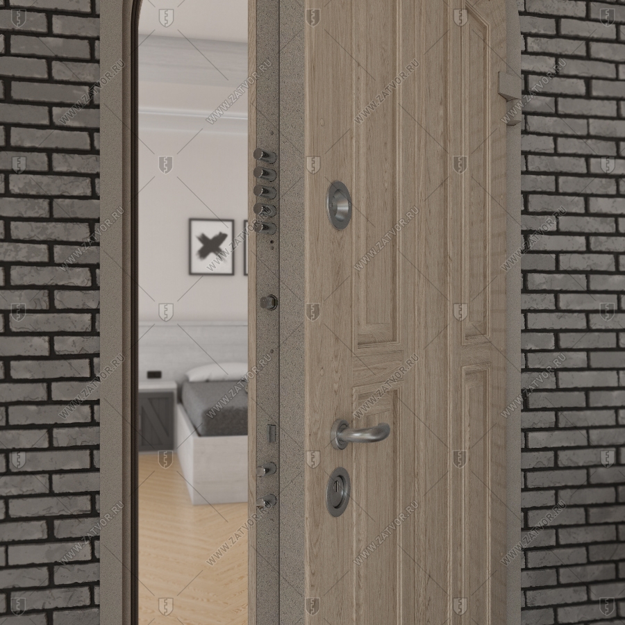 Арочная входная дверь "Климена" БАСТИОН-2_8