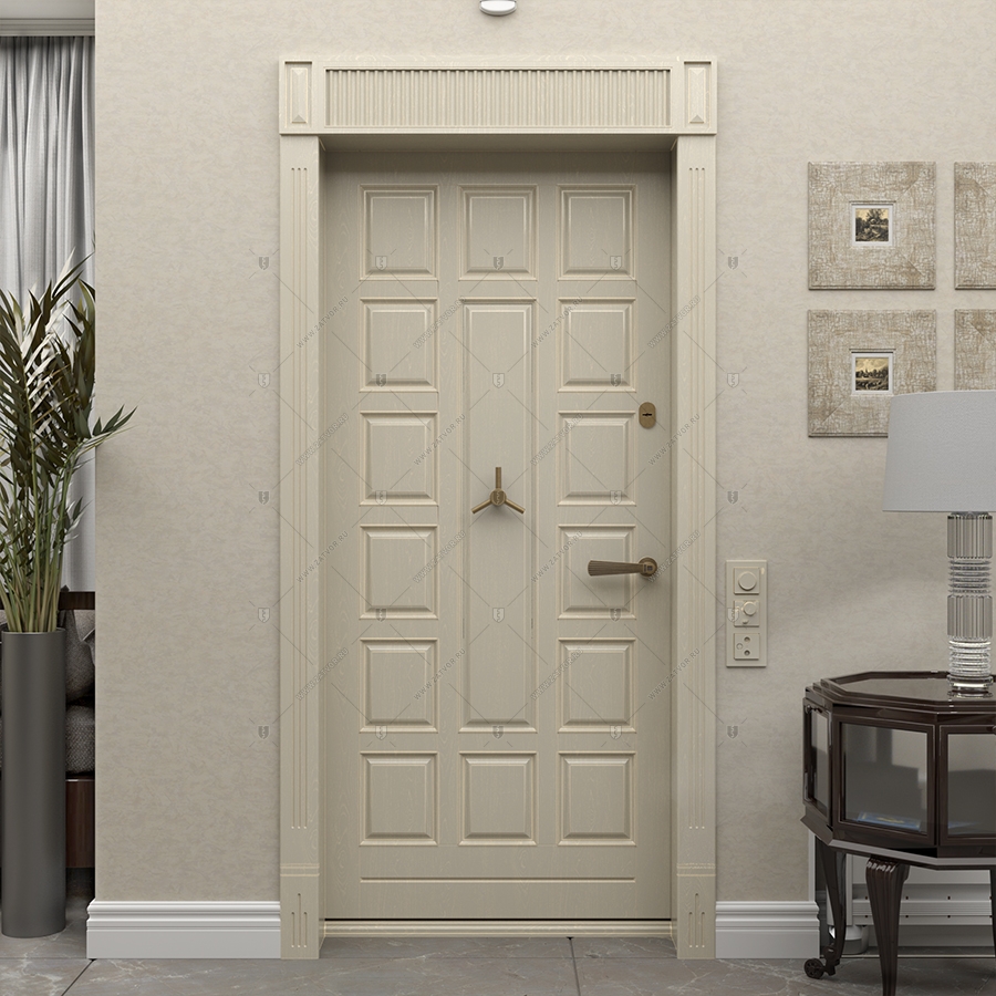 Пожаростойкая бронированная входная дверь "Полибот" БАСТИОН-3 BR4 EIS60_3