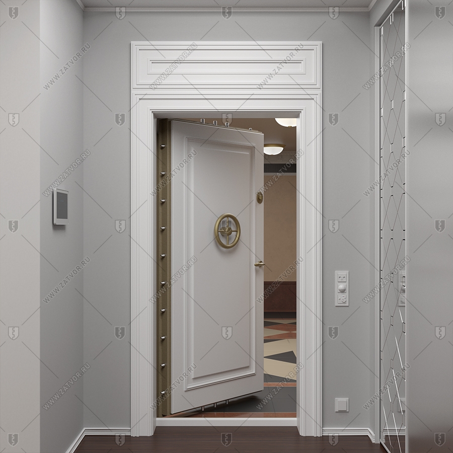 Пожаростойкая бронированная входная дверь "Элент" БАСТИОН-3 BR4 EIS60_7