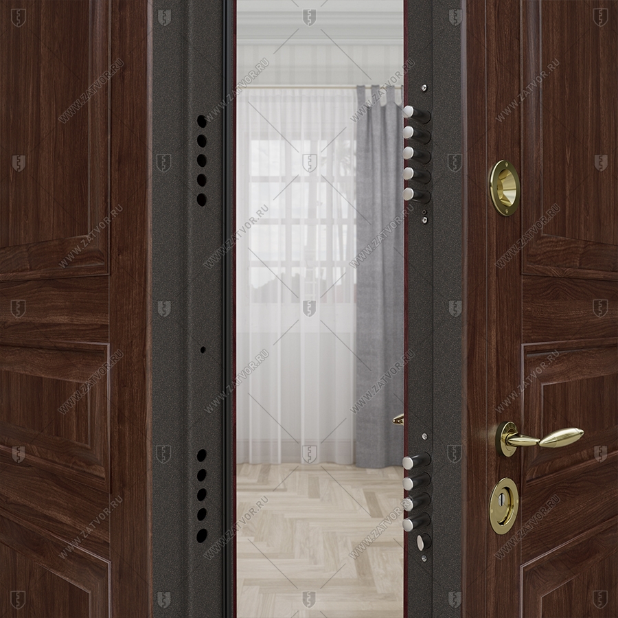 Двустворчатая входная дверь "Метида" БАСТИОН-2_11