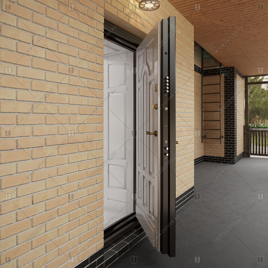 Пожаростойкая бронированная входная дверь "Феодамант" БАСТИОН-3 BR4 EIS60_6