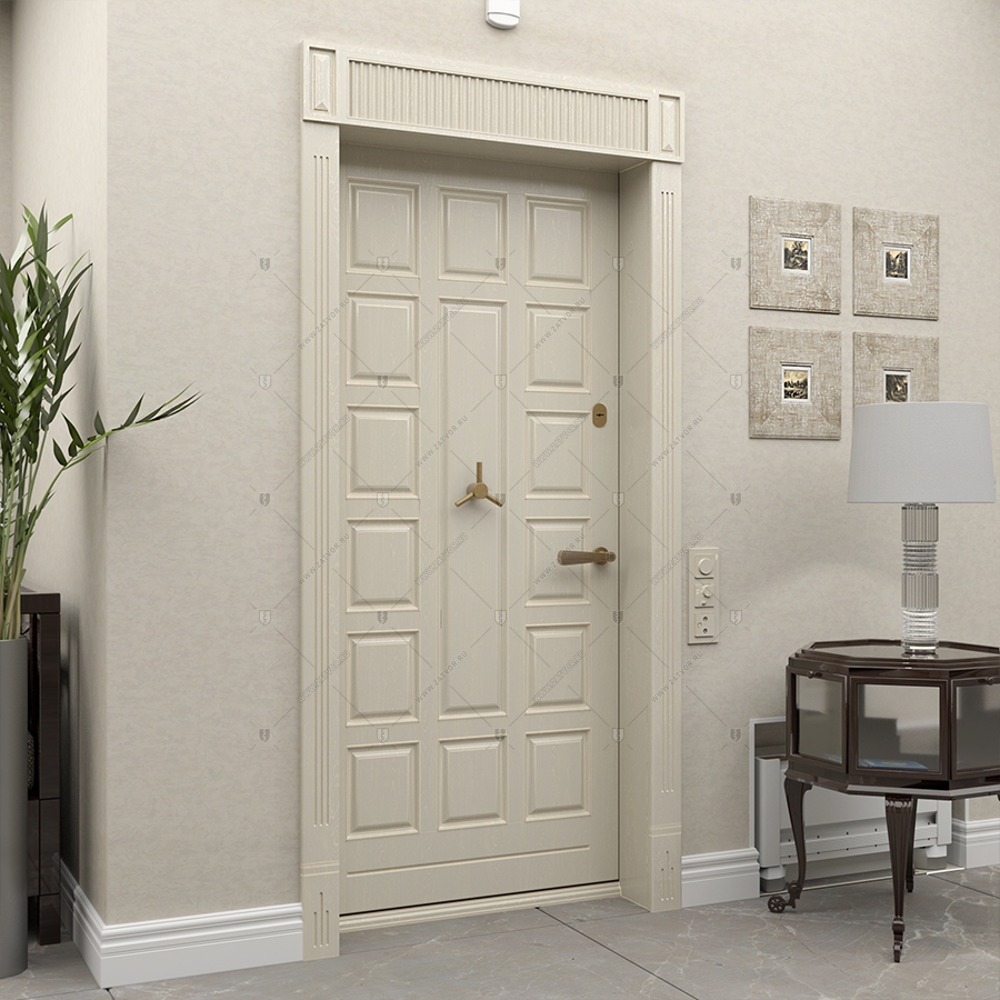 Пожаростойкая бронированная входная дверь "Полибот" БАСТИОН-3 BR4 EIS60_5